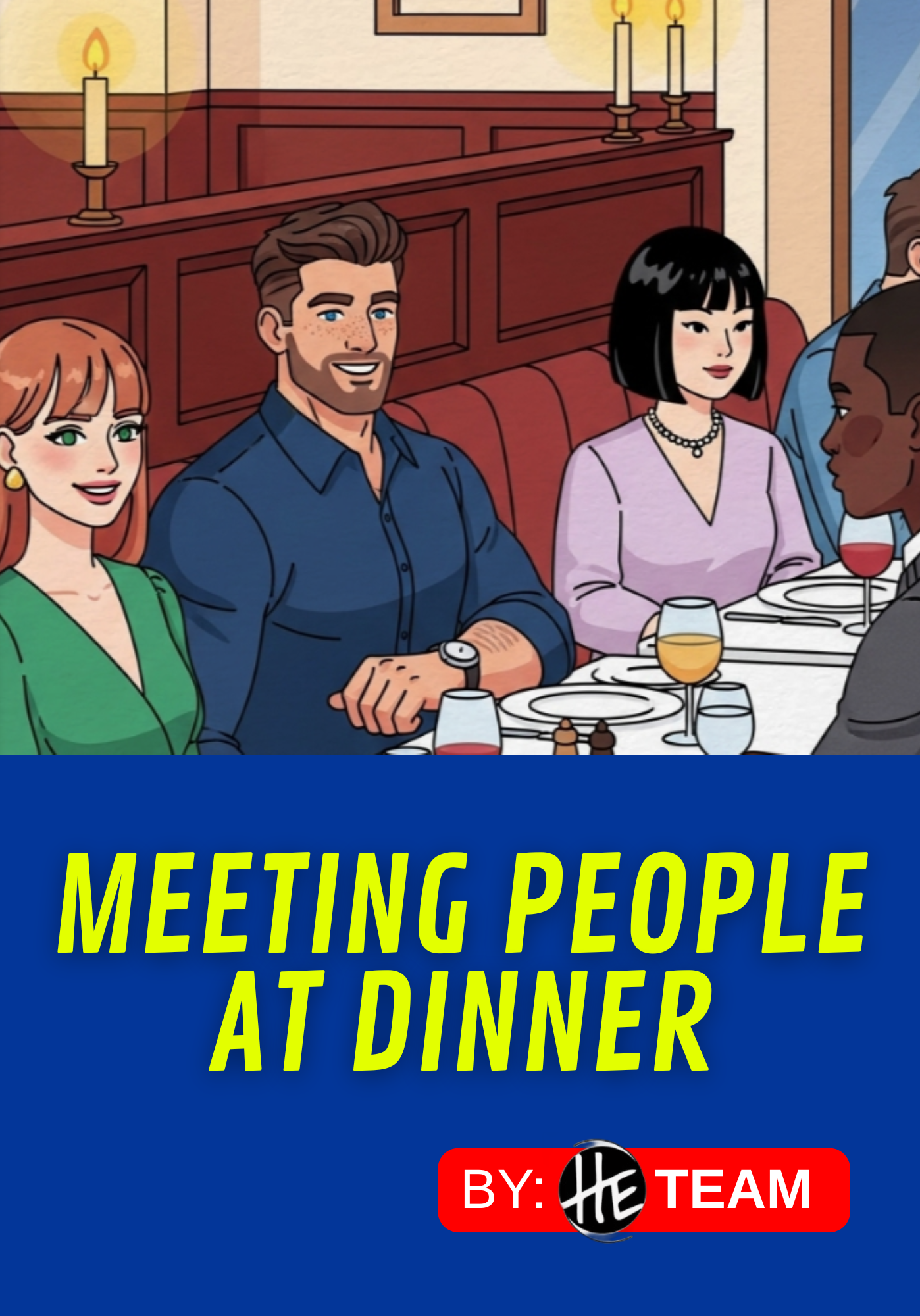 Meeting People At Dinner - Storybook A1