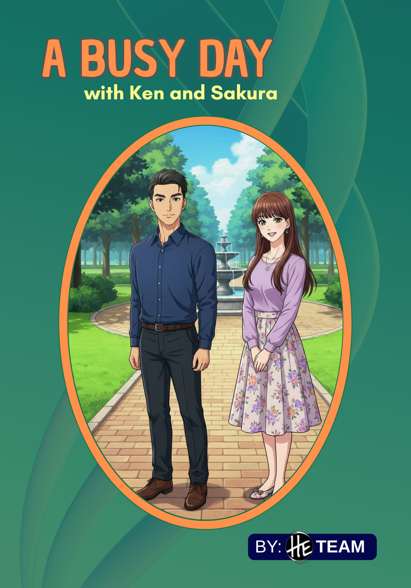 A Busy Day: With Ken and Sakura -Storybook A1