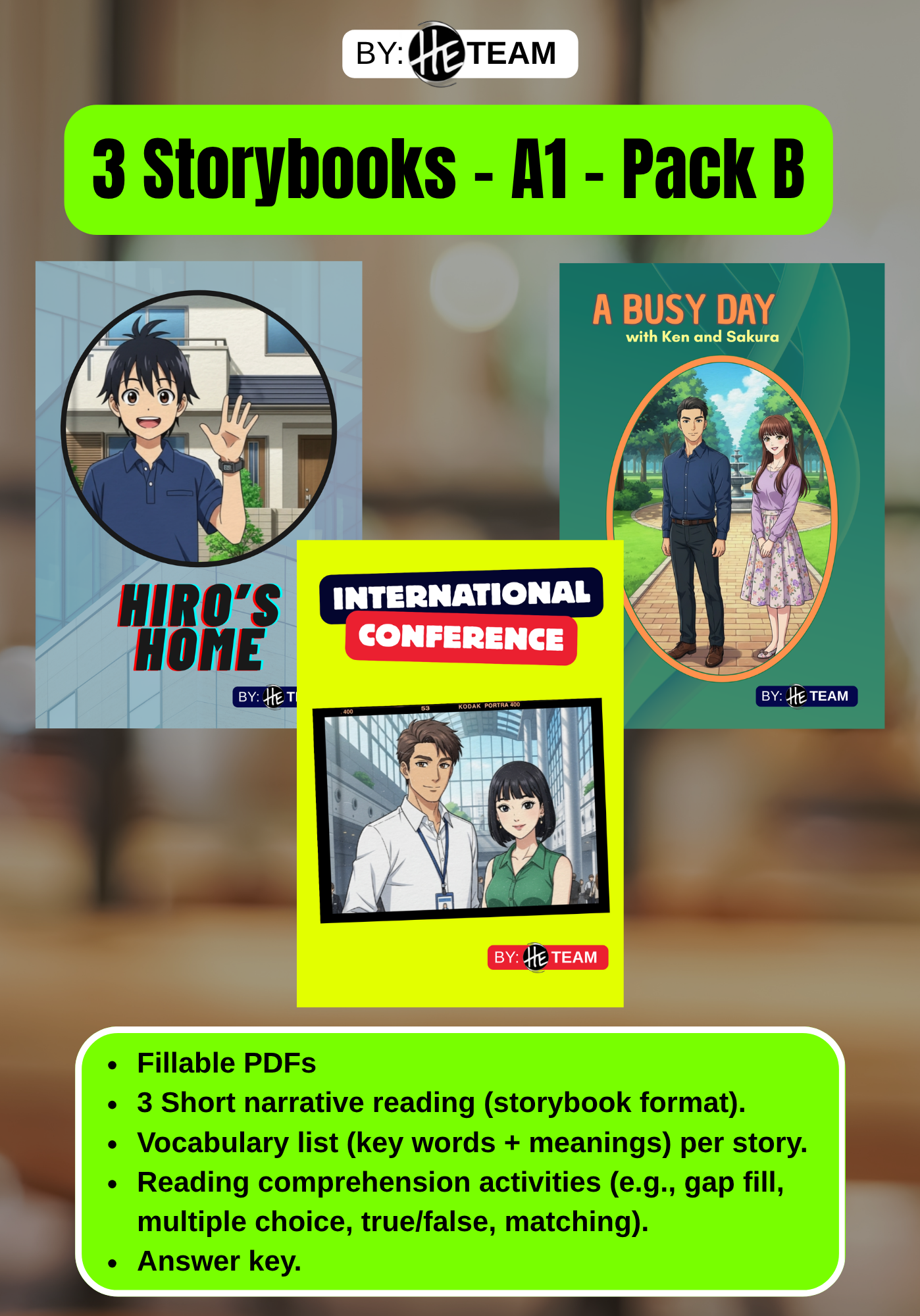 Pack 3B Storybooks - A1