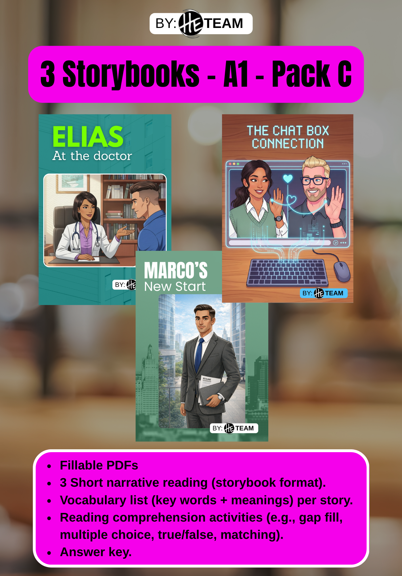 Pack 3C Storybooks - A1