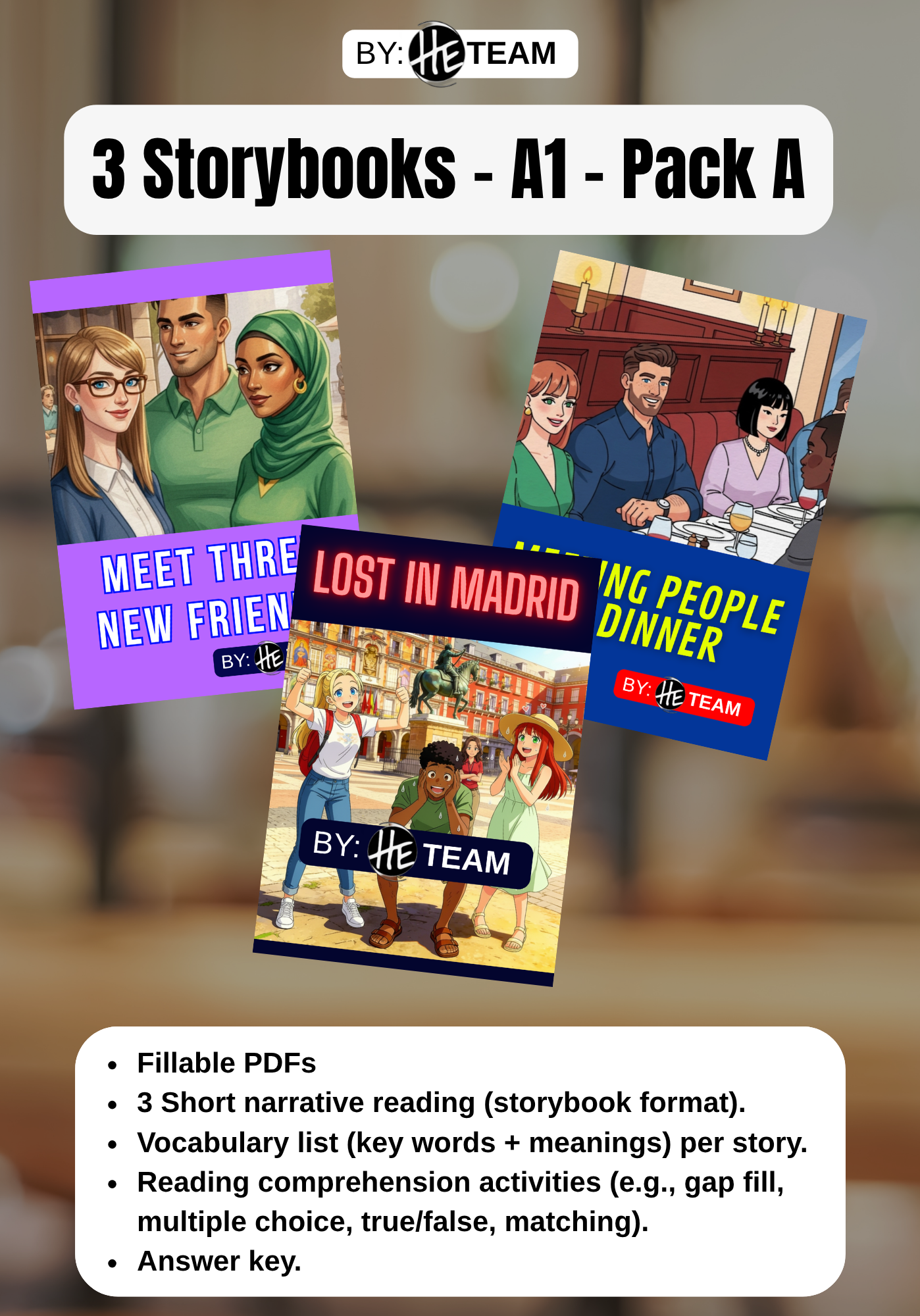 Pack 3A Storybooks - A1